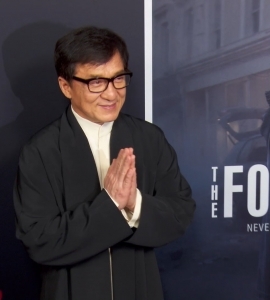 On the Red Carpet with Jackie Chan at the debut of a new Action Thriller, The Foreigner