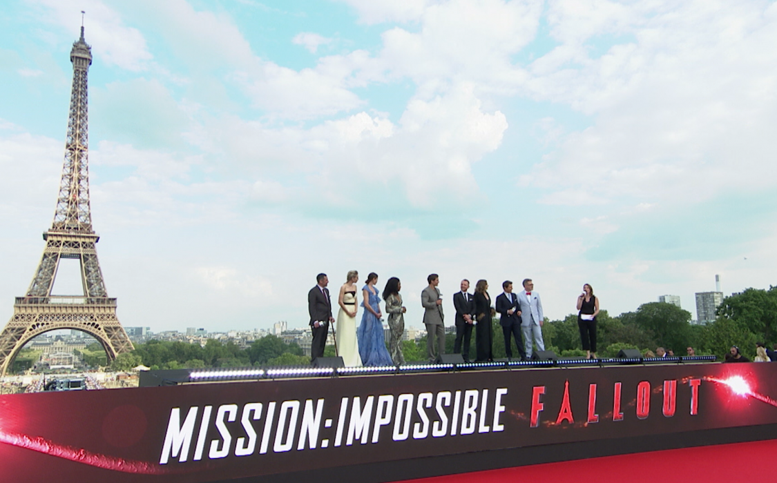 Bader Content Studios Europe on the Paris Red Carpet with the Cast of Mission Impossible 6